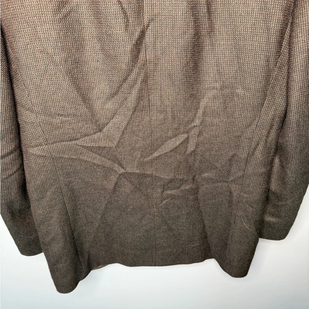 Oscar de la Renta x Vintage 80s Wool Micro Herringbone Blazer